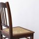 Antique Beech Wood Chair – 1940s German Desk or Dining Chair with New Cane