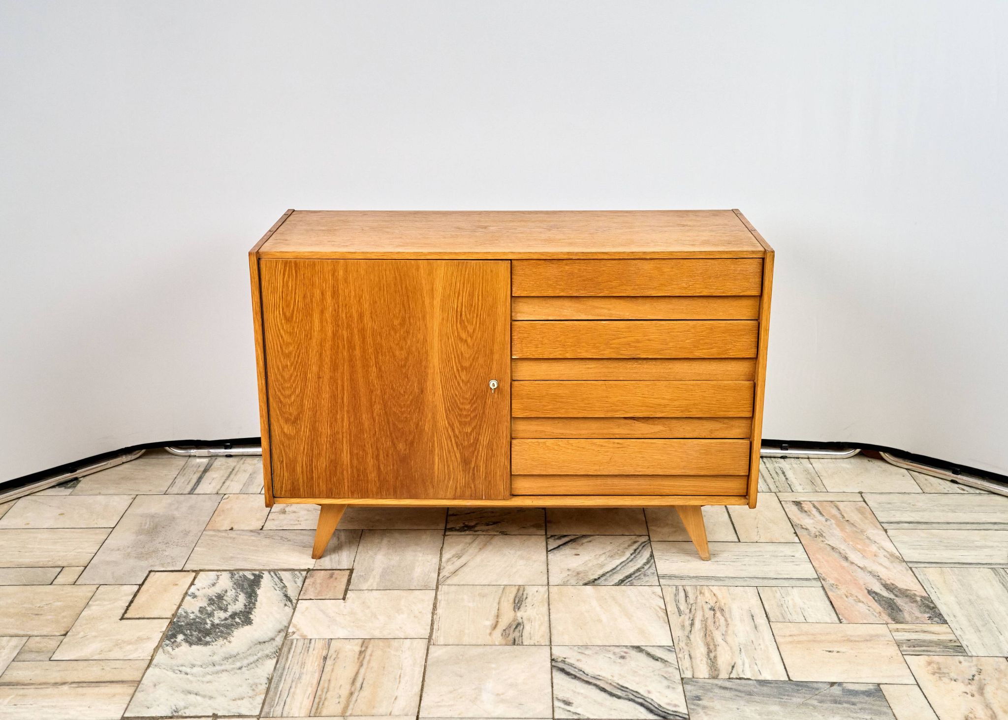 Vintage Sideboard U-458 by Jiří Jiroutek for Interiér Praha, 1960s