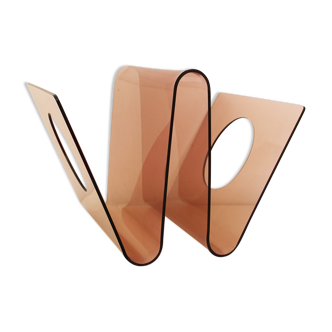 Porte-revues plexiglas vintage