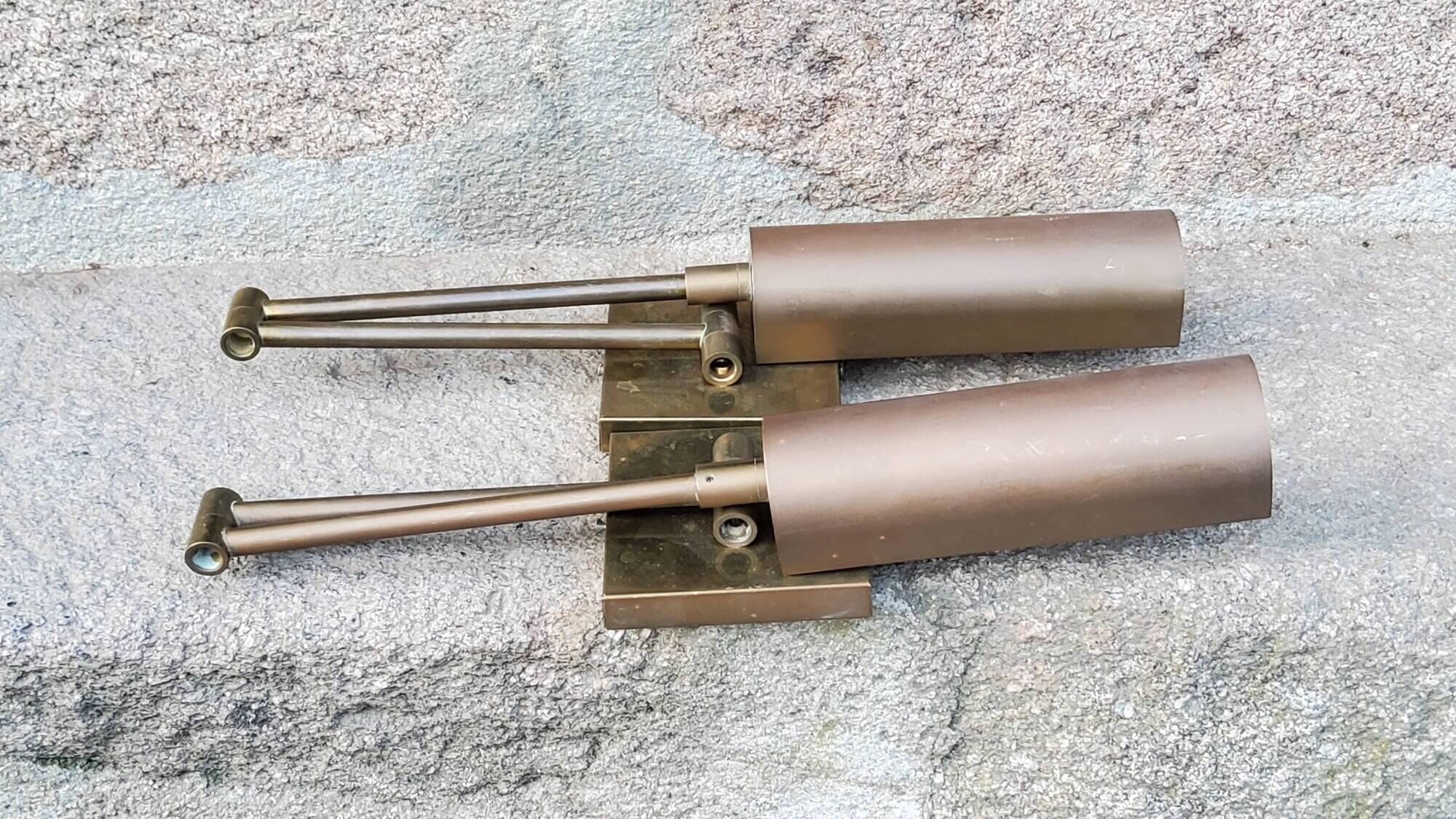 Pair of brass reading lights from the 70s/80s