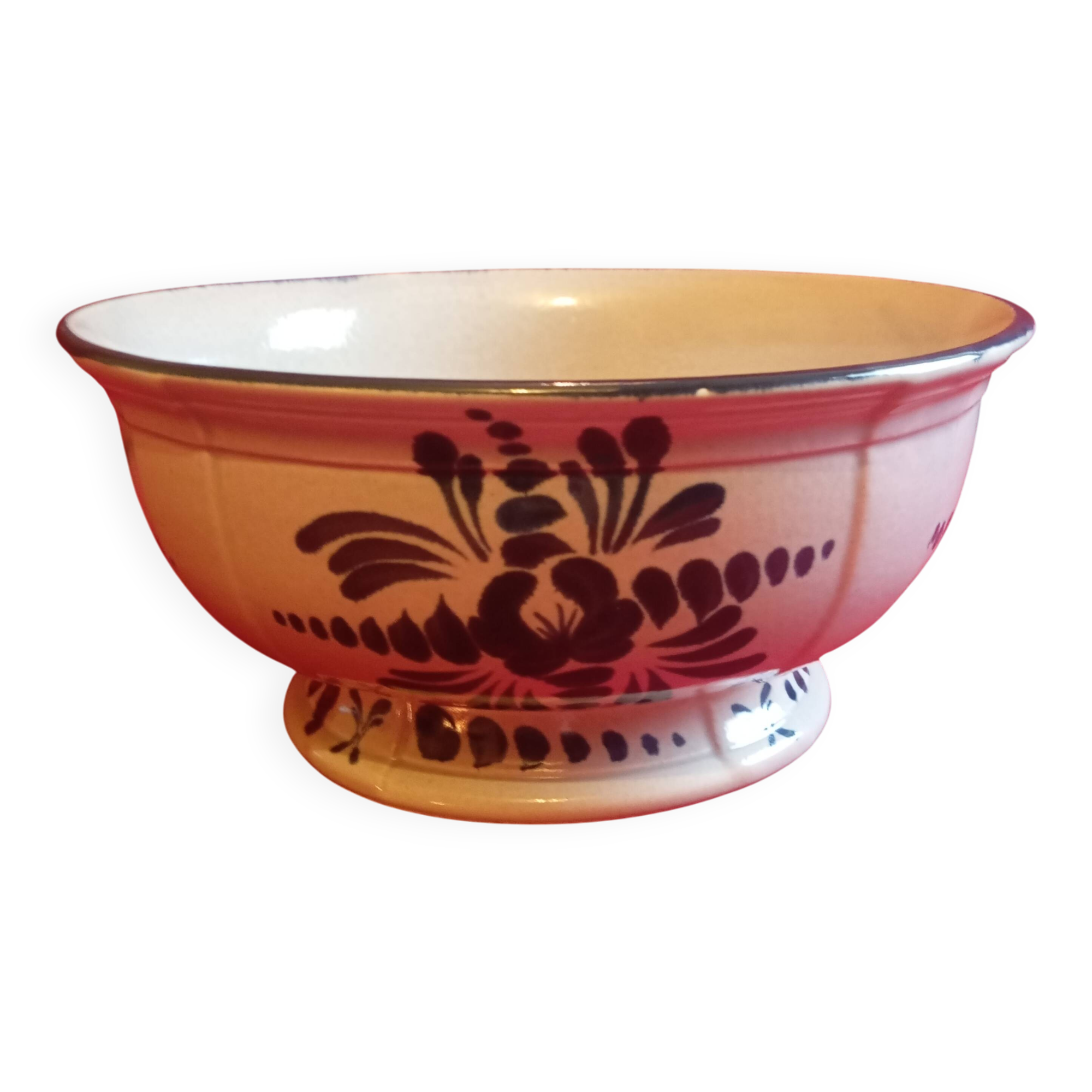 Saladier en faience de Pornic modèle "Stuart"