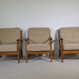 Mid-Century Teak Lounge Chairs by Juul Kristensen, Denmark, 1960s