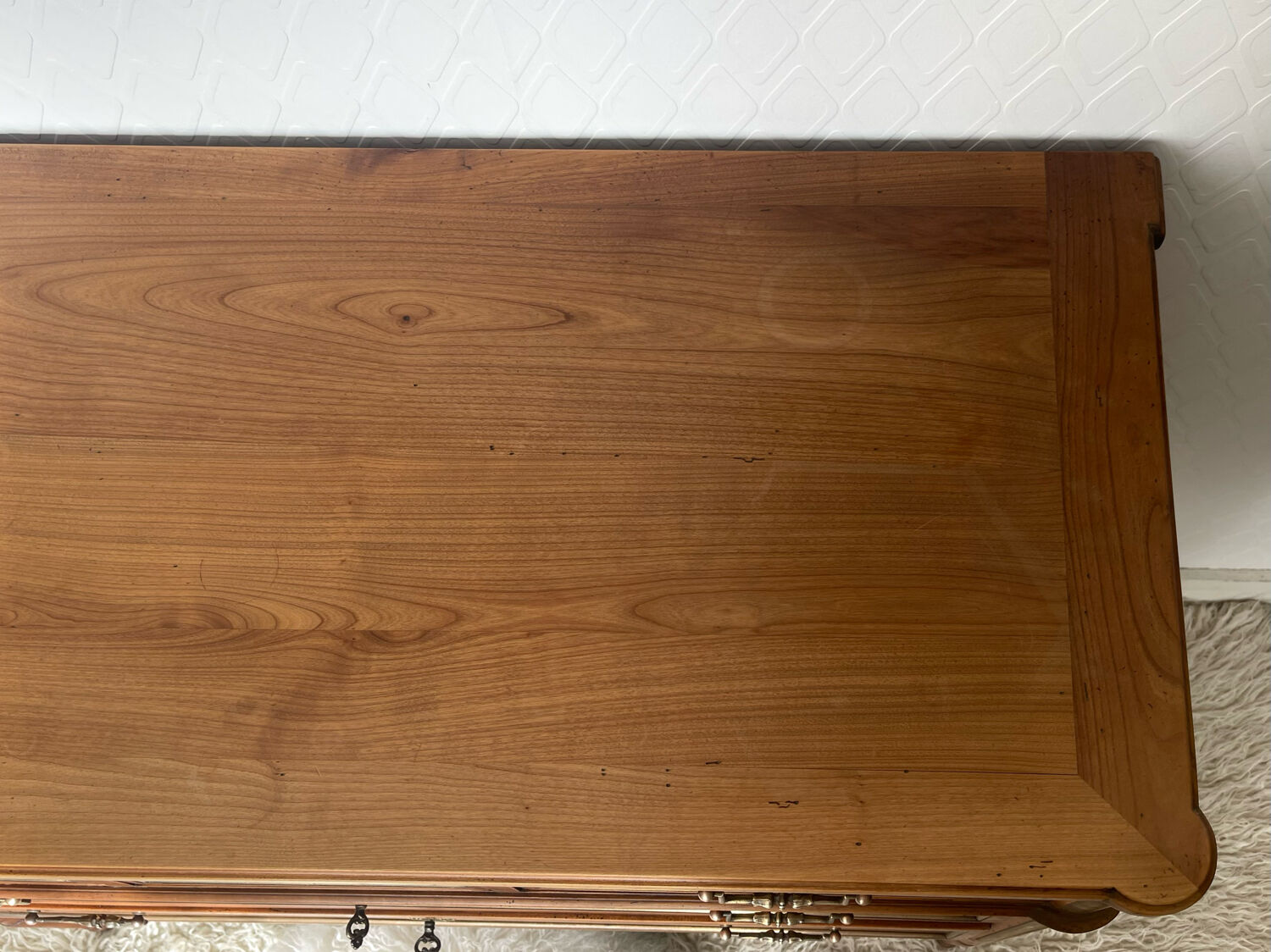 Commode bois et laiton