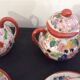 Japanese porcelain tea set