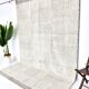 Tapis turc vintage fait main, marron et blanc, 7 x 10 cm, 209 x 298 cm,