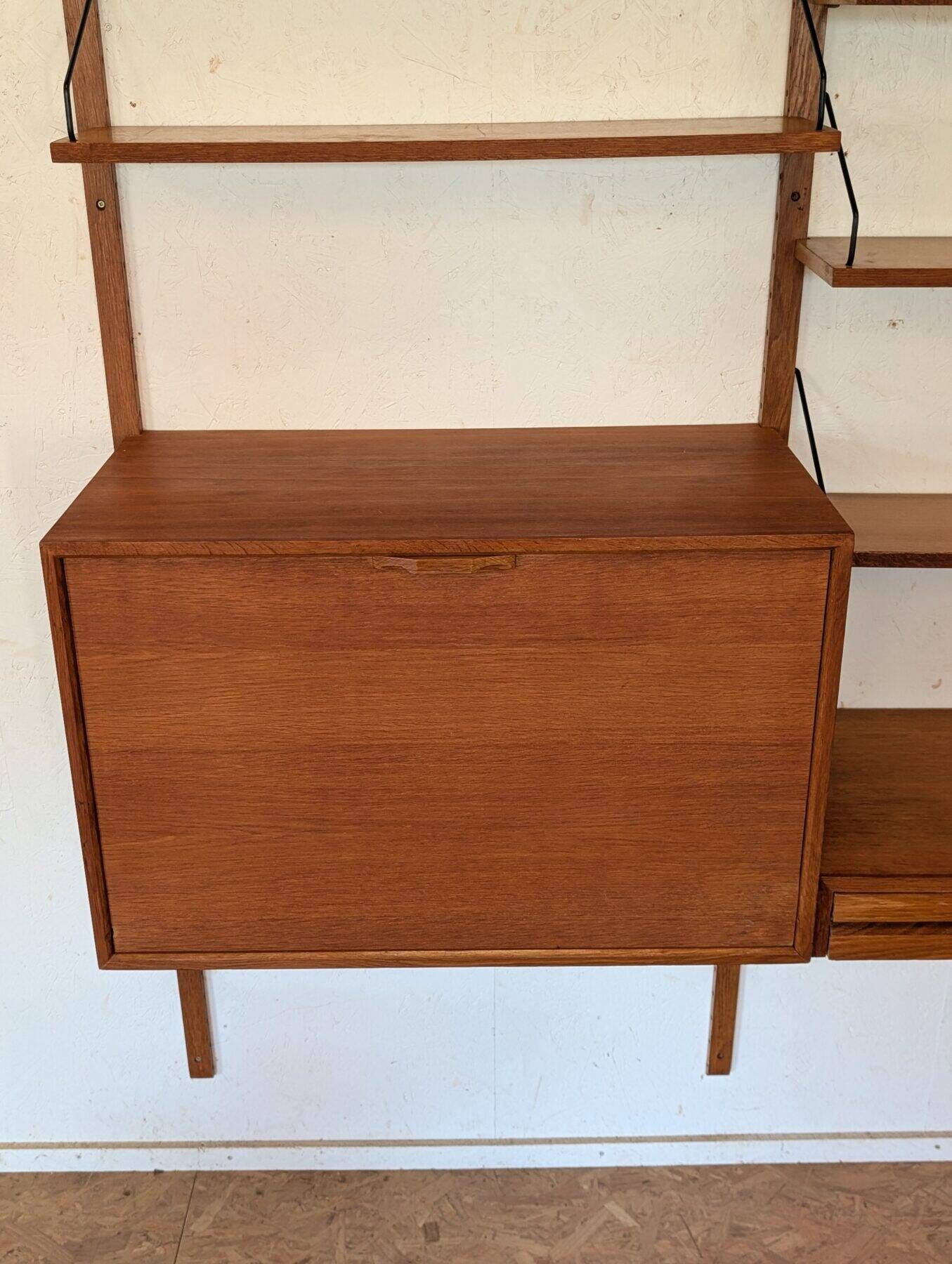 Teak wall unit by Poul Cadovius from the 1960s.