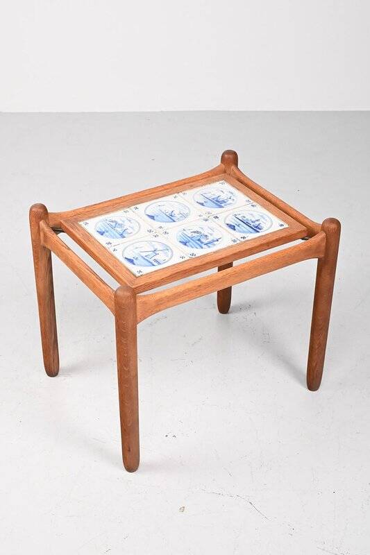 Table d'appoint en chêne vintage