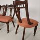 Set of 12 Late Victorian Walnut Dining Chairs with Original Castors