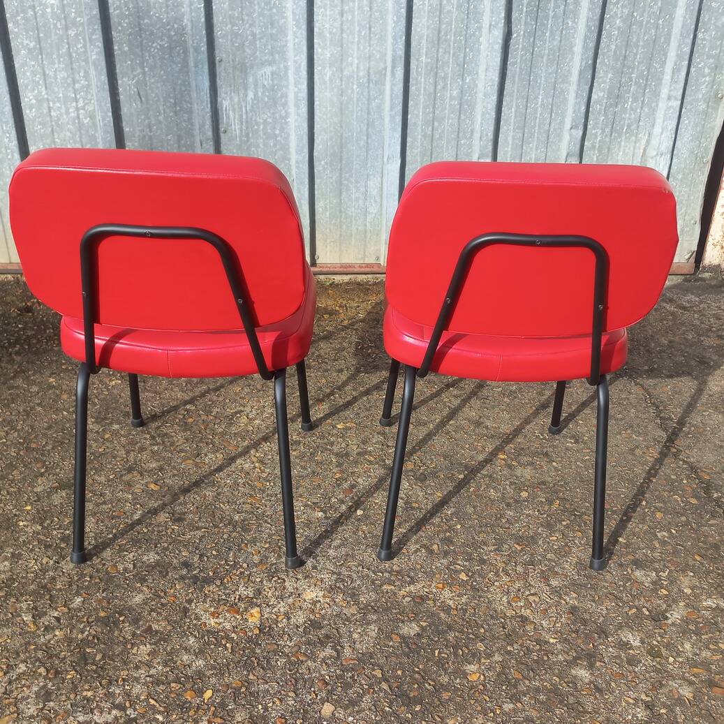 paire de chaise CM196 Pierre Paulin thonet