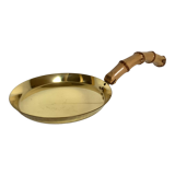 Grasoli Germany bamboo brass pocket emptier