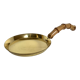 Grasoli Germany bamboo brass pocket emptier
