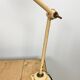 Lampe de table industrielle beige du milieu du siècle, années 1960