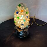 lamp night light tulip bunches of grapes murano glass