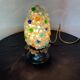 Lampe veilleuse tulipe grappes de raisin verre Murano