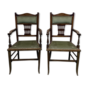 Paire de fauteuils anglais - 1930