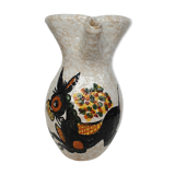 Vallauris Vintage Ane Vase with Flowers