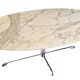 Roche Bobois table in Calacatta marble from 1980