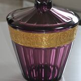 Large ornamental punch bowl/Art Deco pot Amethyst August Walther