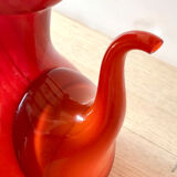Set vases and coffee maker orange Moorish Vieil