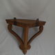 Wooden corner shelf