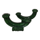 Pair of ceramic candle holders 40s Bonome