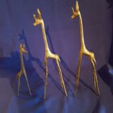 Lot of 3 bronze antelopes