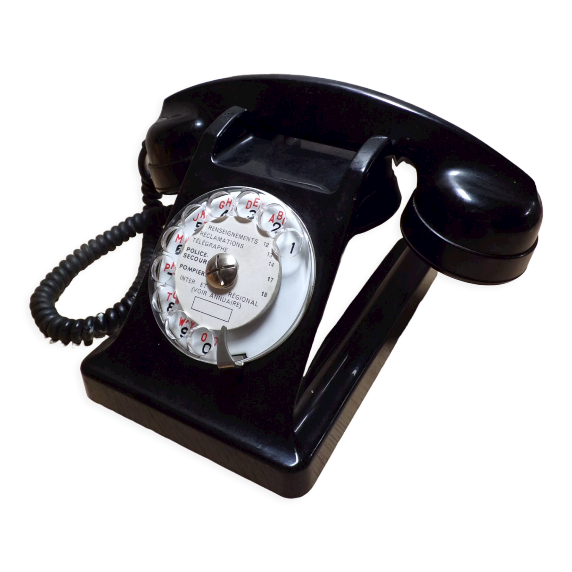 Vintage Bakelite Dial Phone