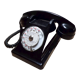 Vintage Bakelite Dial Phone