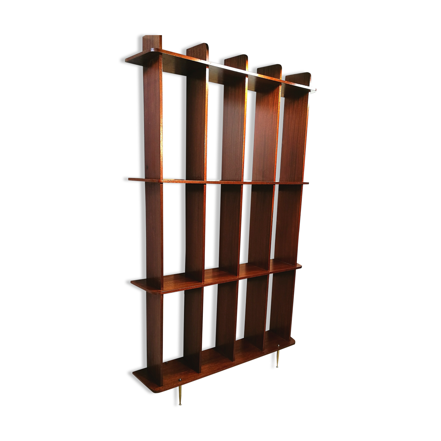 Trellis shelf mahogany 60s separator