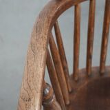 Antique English lowback Windsor chair with beautiful patina
