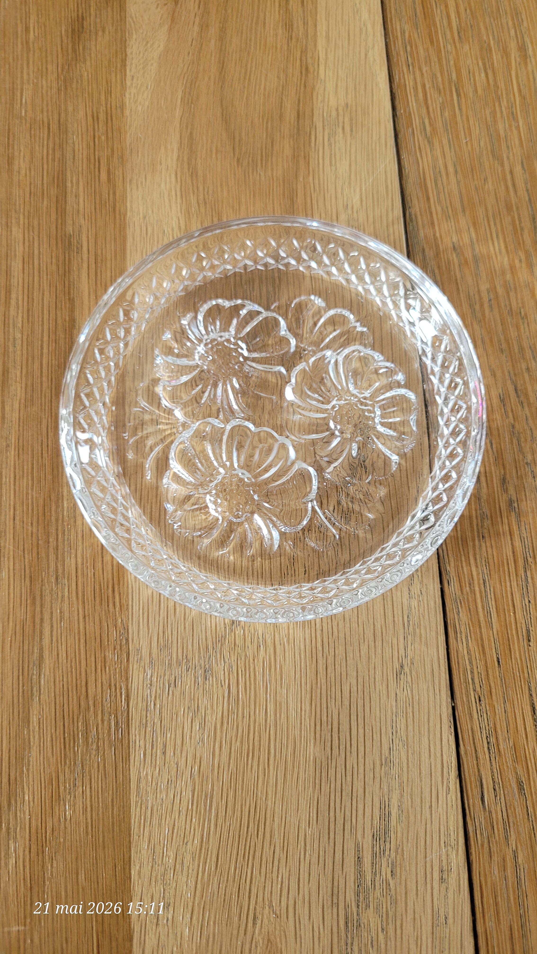 6 glass coasters