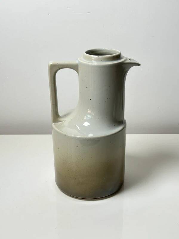 Vintage Brenne stoneware carafe / pitcher – Grand Feu model, 1970s