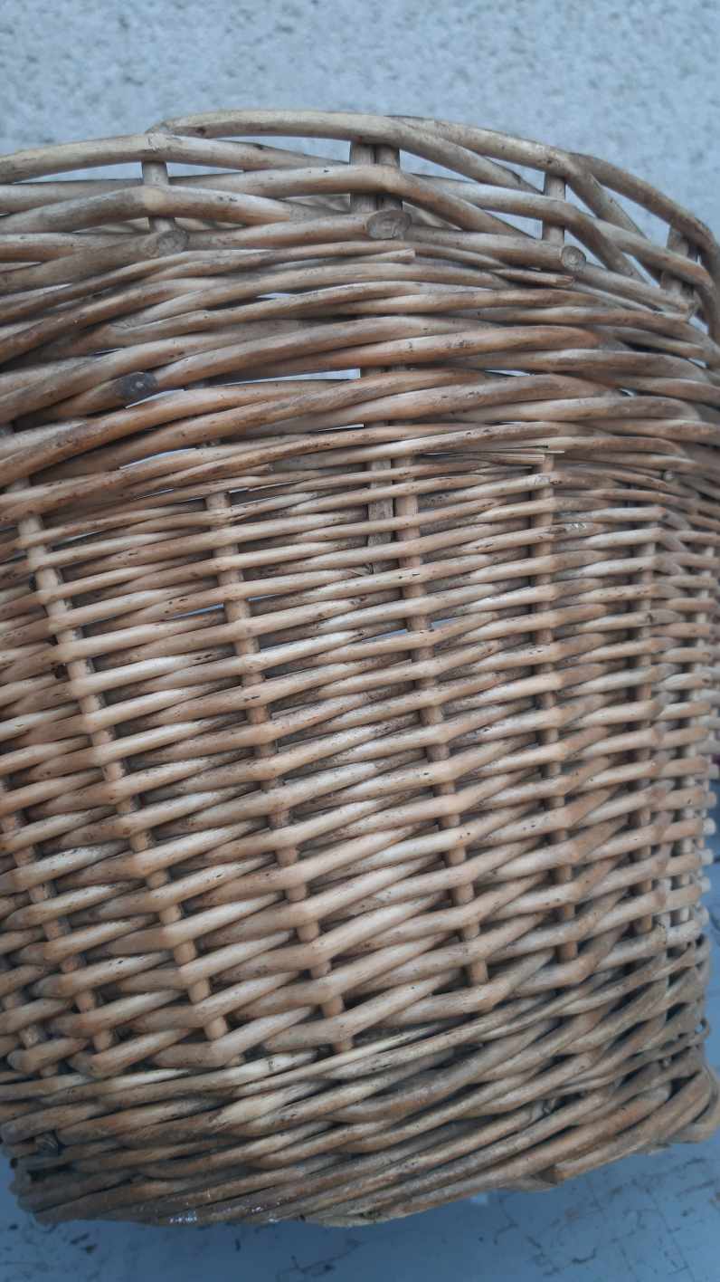 Vintage wicker basket