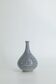 Mid-century Scandinavian collector's vase in azure stoneware by Gunnar Borg for Höganäs.