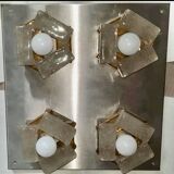 Albano Poli by Poliarte, large 4-light wall sconce, Italy 1970
