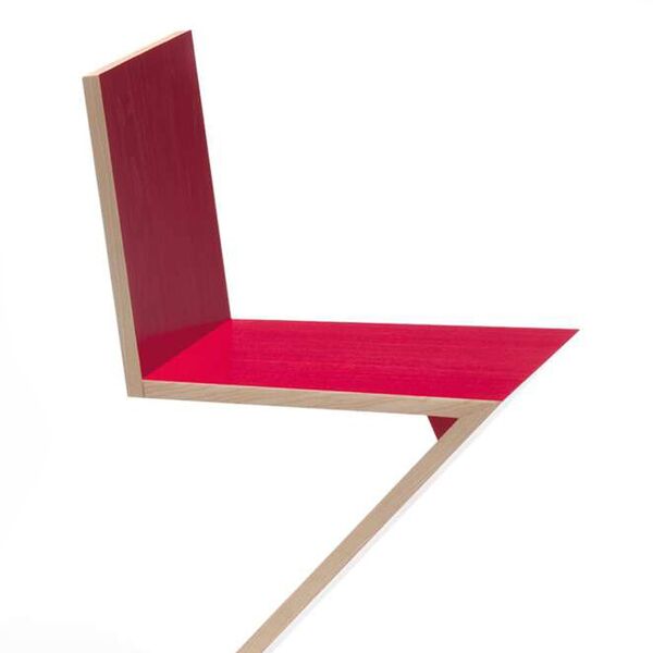 Chaise Zig Zag par Gerrit Rietveld pour Cassina
