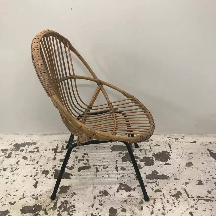 Rattan armchair