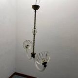 Art Deco Murano Glass Barovier Light Pendant 1940’s