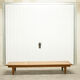 Danish Scandinavian wardrobe signed Sven Ellekaer 1960 3 doors 2 drawers with mounting plan