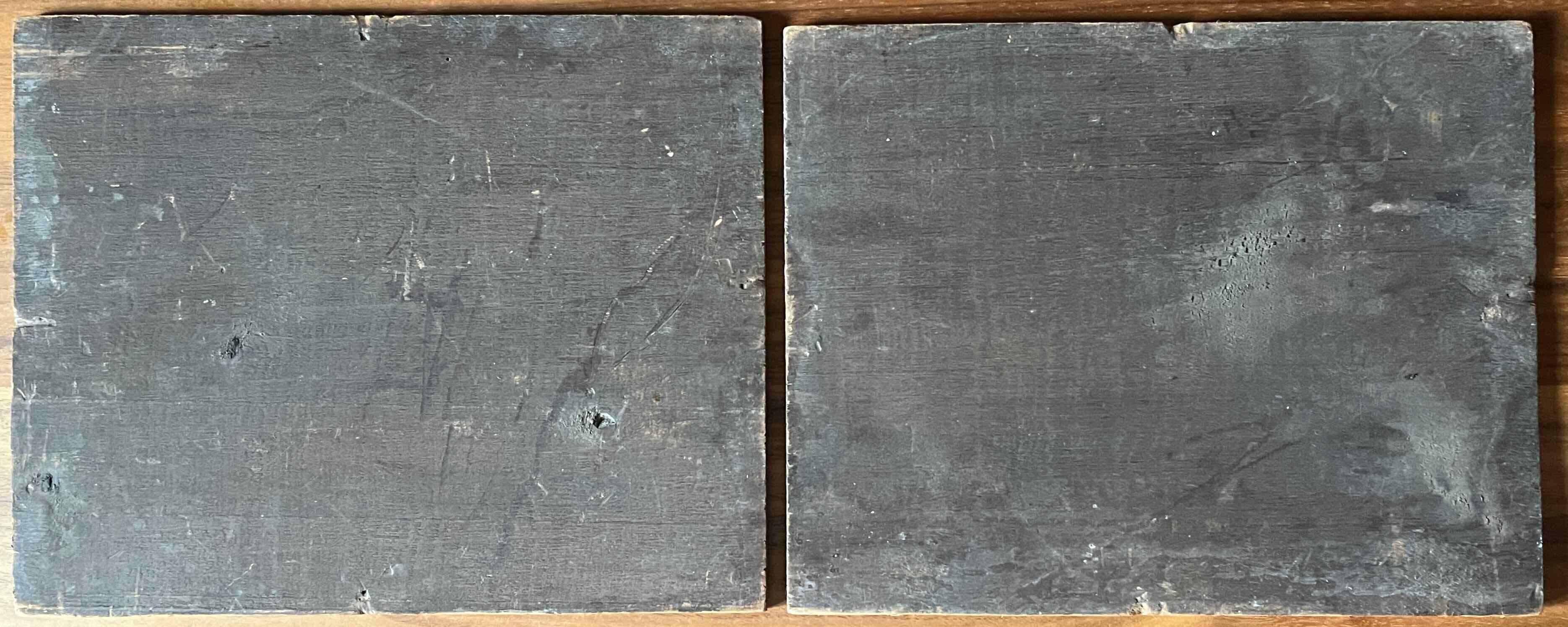 Paintings Pendant HSP "Barbizon Landscapes" signed Marty XIX°