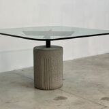 Table à manger Giovanni Offredi pour Saporiti, années 1970