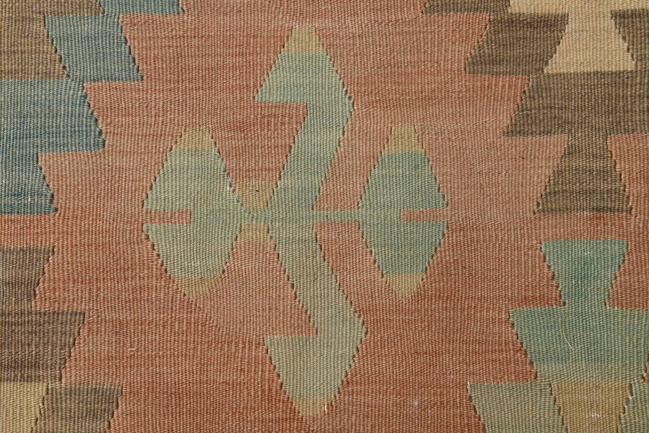 6x10 Kilim Turkish Nomadic Design Kilim Rug, 181x312 Cm