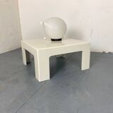 Table Basse Blanche Space Age par 1970s
