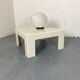 Table Basse Blanche Space Age par 1970s