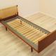 Teak bed, Danish design, 1960s, designer: Hans J. Wegner, Getama