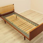 Teak bed, Danish design, 1960s, designer: Hans J. Wegner, Getama
