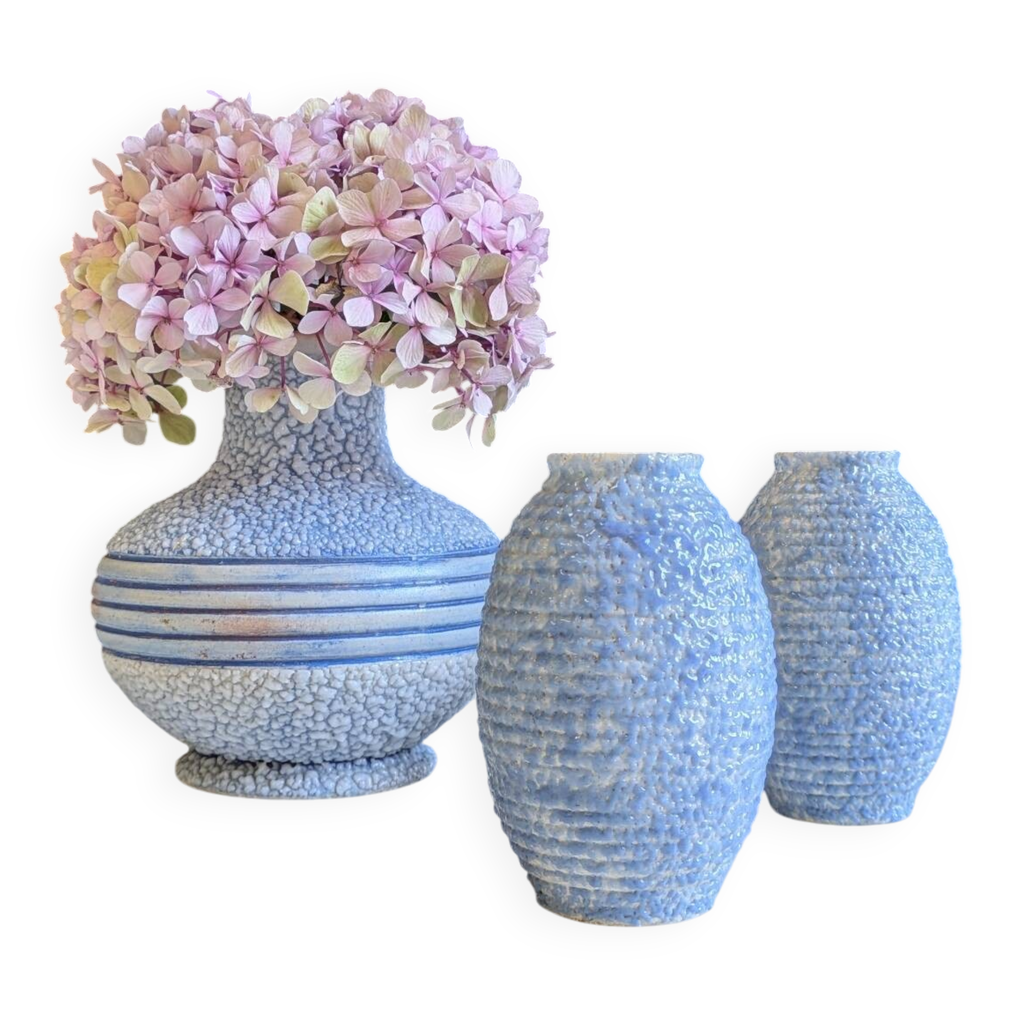 Art Deco vase trio ODYV