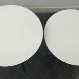 Round 1960 pull-out coffee tables