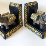 Pair of Unique Decorative Elephant Bookends Made in India