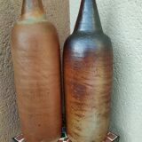 Pair of bottles in 19th century breton sandstone